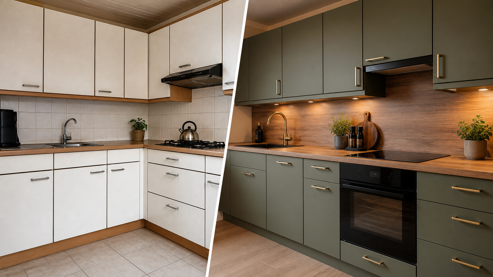 Keukenwrapping en front-refresh als upgrade zonder nieuwe keuken
